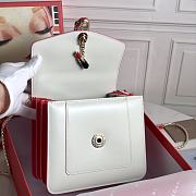 Bvlgari Serpenti Forever Top Handle White/Red 288676 Size 18 x 16 x 10 cm - 2