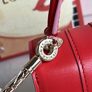 Bvlgari Serpenti Forever Top Handle White/Red 288676 Size 18 x 16 x 10 cm - 6