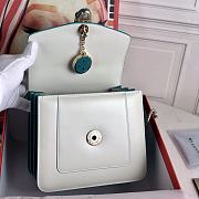 Bvlgari Serpenti Forever Top Handle White/Green 288676 Size 18 x 16 x 10 cm - 4