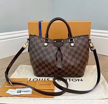Louis Vuitton Damier Ebene Siena PM Bag N41545 Size 30 x 21 x 12 cm