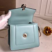 Bvlgari Serpenti Forever Smooth Leather Baby Blue 288712 Size 18 cm - 6