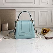 Bvlgari Serpenti Forever Smooth Leather Baby Blue 288712 Size 18 cm - 4