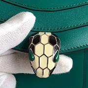 Bvlgari Serpenti Forever Crossbody Bag Green 290107 Size 22 cm - 2