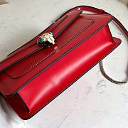Bvlgari Serpenti Forever Crossbody Bag Red 290107 Size 22 cm - 6