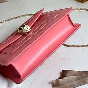 Bvlgari Serpenti Forever Crossbody Bag Pink 290107 Size 22 cm - 4