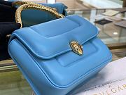 Bvlgari Mary Katrantzou Top Handle Blue 291071 Size 19 x 15 x 6 cm - 6