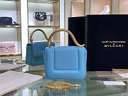 Bvlgari Mary Katrantzou Top Handle Blue 291071 Size 19 x 15 x 6 cm - 4