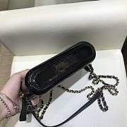 Chanel Gabrielle Clutch Black In Grain Leather A94505 size 18 cm - 3