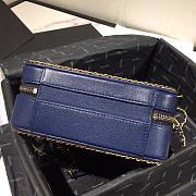 Chanel Small Chain Around CC Filigree Vanity Bag Navy Blue AS1785 Size 18 cm - 2