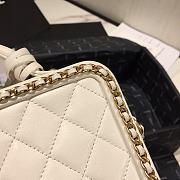 Chanel Small Chain Around CC Filigree Vanity Bag White AS1785 Size 18 cm - 3