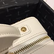 Chanel Small Chain Around CC Filigree Vanity Bag White AS1785 Size 18 cm - 4