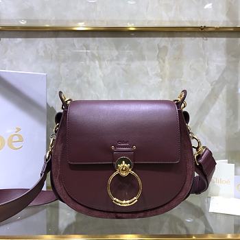 Chloe Large Tess Bag Bordeaux S152 Size 26 x 22 x 8 cm