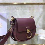Chloe Large Tess Bag Bordeaux S152 Size 26 x 22 x 8 cm - 3