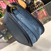 Chloe Small Nile Bracelet Bag Blue S301 Size 18.5 x 15 x 6.5 cm - 5