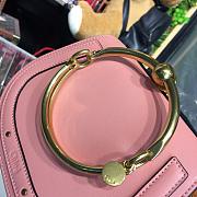 Chloe Small Nile Bracelet Bag Pink S301 Size 18.5 x 15 x 6.5 cm - 5