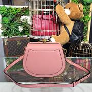 Chloe Small Nile Bracelet Bag Pink S301 Size 18.5 x 15 x 6.5 cm - 2