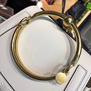 Chloe Small Nile Bracelet Bag White S301 Size 18.5 x 15 x 6.5 cm - 3