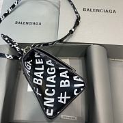Balenciaga Hourglass Small Top Handle Bag Logo Printed 5935461 Size 23 Cm - 6