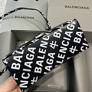 Balenciaga Hourglass Small Top Handle Bag Logo Printed 5935461 Size 23 Cm - 4