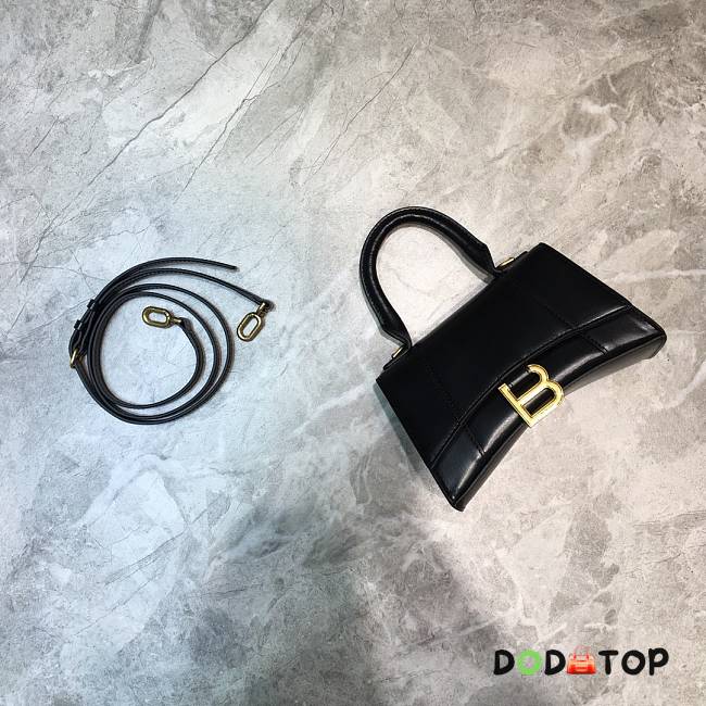 Balenciaga Hourglass XS Top Handle Bag in Black 5928331 Size 19 cm - 1