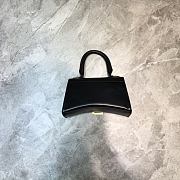 Balenciaga Hourglass XS Top Handle Bag in Black 5928331 Size 19 cm - 2