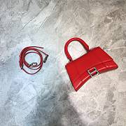 Balenciaga Hourglass XS Top Handle Bag in Red 5928331 Size 19 cm - 1