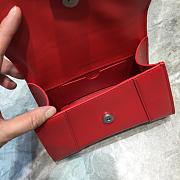 Balenciaga Hourglass XS Top Handle Bag in Red 5928331 Size 19 cm - 5