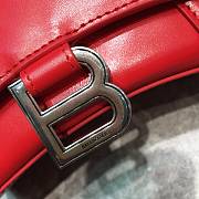Balenciaga Hourglass XS Top Handle Bag in Red 5928331 Size 19 cm - 4