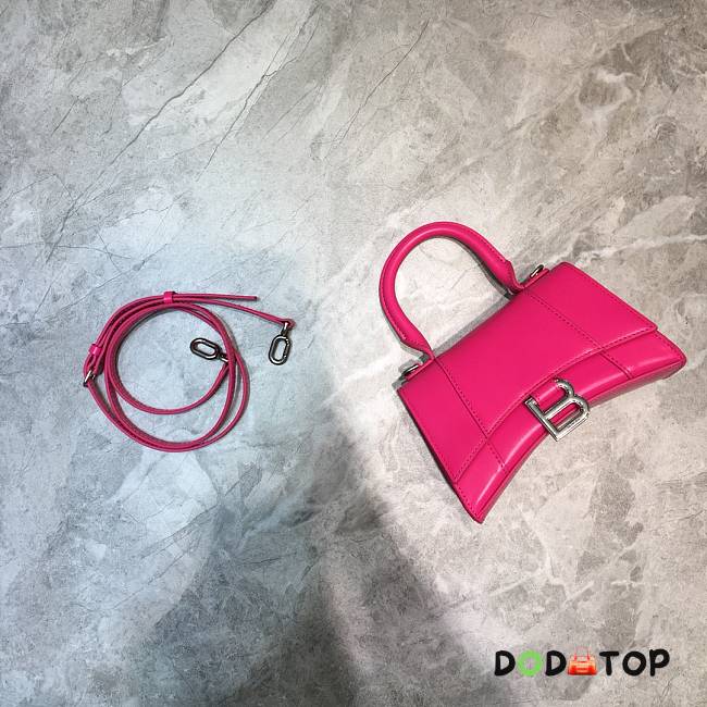 Balenciaga Hourglass XS Top Handle Bag in Pink 5928331 Size 19 cm - 1