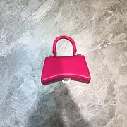 Balenciaga Hourglass XS Top Handle Bag in Pink 5928331 Size 19 cm - 3