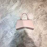 Balenciaga Hourglass XS Top Handle Bag in Light Pink 5928331 Size 19 cm - 2