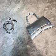 Balenciaga Hourglass Small Top Handle Bag in Silver 5935461 Size 23 cm - 1