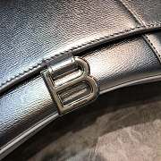 Balenciaga Hourglass Small Top Handle Bag in Silver 5935461 Size 23 cm - 6