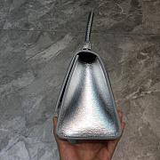 Balenciaga Hourglass Small Top Handle Bag in Silver 5935461 Size 23 cm - 3
