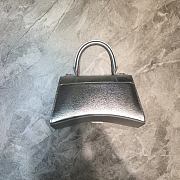 Balenciaga Hourglass Small Top Handle Bag in Silver 5935461 Size 23 cm - 2