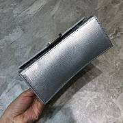 Balenciaga Hourglass XS Top Handle Bag in Silver 5928331 Size 19 cm - 4