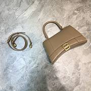 Balenciaga Hourglass Small Top Handle Bag in Dark Beige 5935461 Size 23 cm - 1