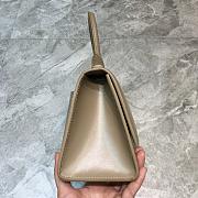Balenciaga Hourglass Small Top Handle Bag in Dark Beige 5935461 Size 23 cm - 4