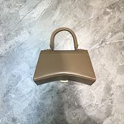Balenciaga Hourglass Small Top Handle Bag in Dark Beige 5935461 Size 23 cm - 5
