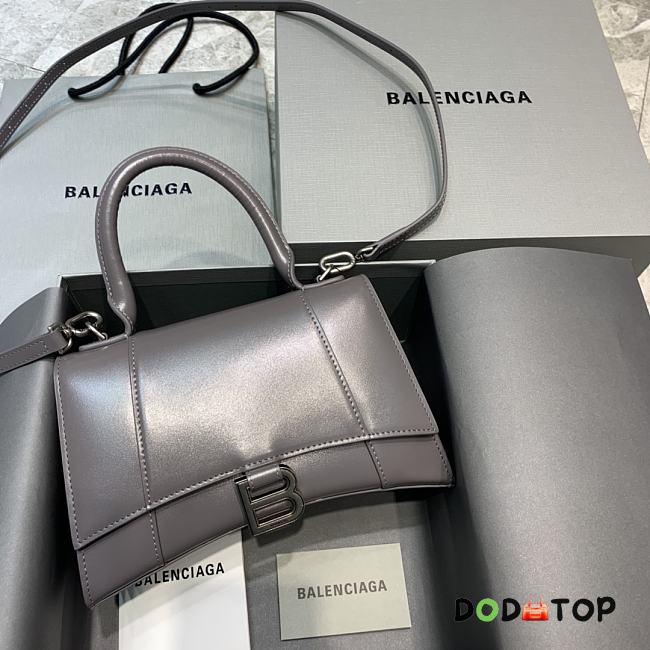 Balenciaga Hourglass Small Top Handle Bag in Gray 5935461 Size 23 cm - 1