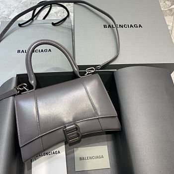 Balenciaga Hourglass Small Top Handle Bag in Gray 5935461 Size 23 cm