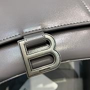 Balenciaga Hourglass Small Top Handle Bag in Gray 5935461 Size 23 cm - 3