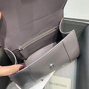 Balenciaga Hourglass XS Top Handle Bag in Gray 5928331 Size 19 cm - 4
