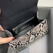 Balenciaga Hourglass Small Top Handle Bag Snake Pattern 5935461 Size 23 cm - 3