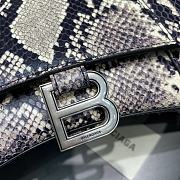 Balenciaga Hourglass Small Top Handle Bag Snake Pattern 5935461 Size 23 cm - 5