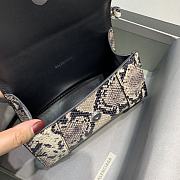 Balenciaga Hourglass XS Top Handle Bag Snake Pattern 5928331 Size 19 cm - 6