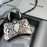 Balenciaga Hourglass XS Top Handle Bag Snake Pattern 5928331 Size 19 cm - 5