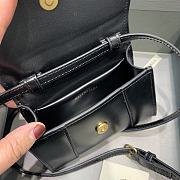 Balenciaga Hourglass Mini Top Handle Bag in Black 6373721 Size 11.5 cm - 3