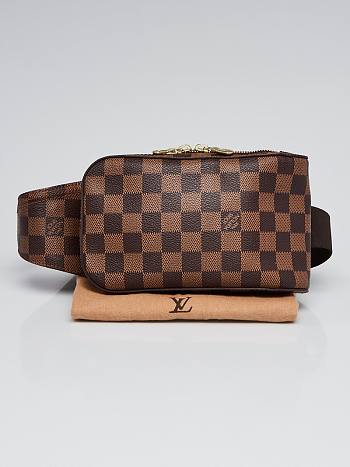 Louis Vuitton Damier Ebene Geronimos Bag N51994 Size 19 x 11.5 x 5 cm