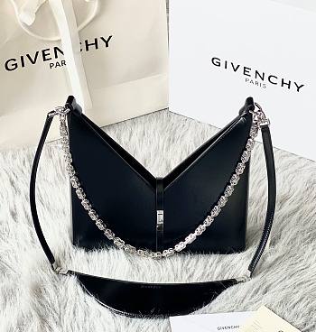 Givenchy Small Cut Out Bag With Chain Black Size 27 x 27 x 6 cm